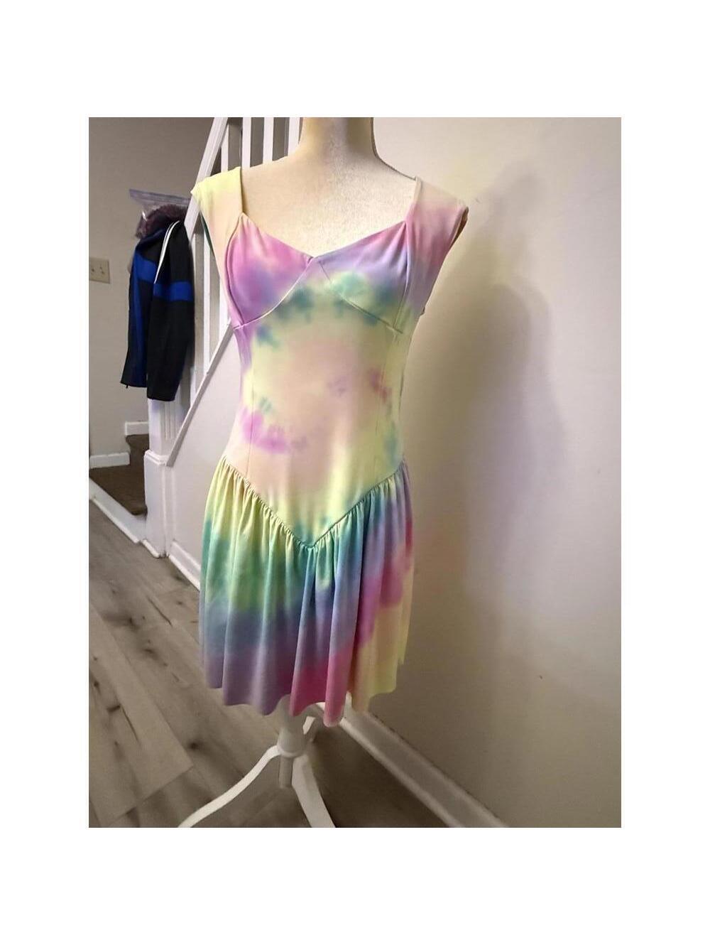 Custom Tie-Dye Minidress